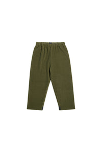 FLEECE TROUSERS CHILD - 215 - MOSS