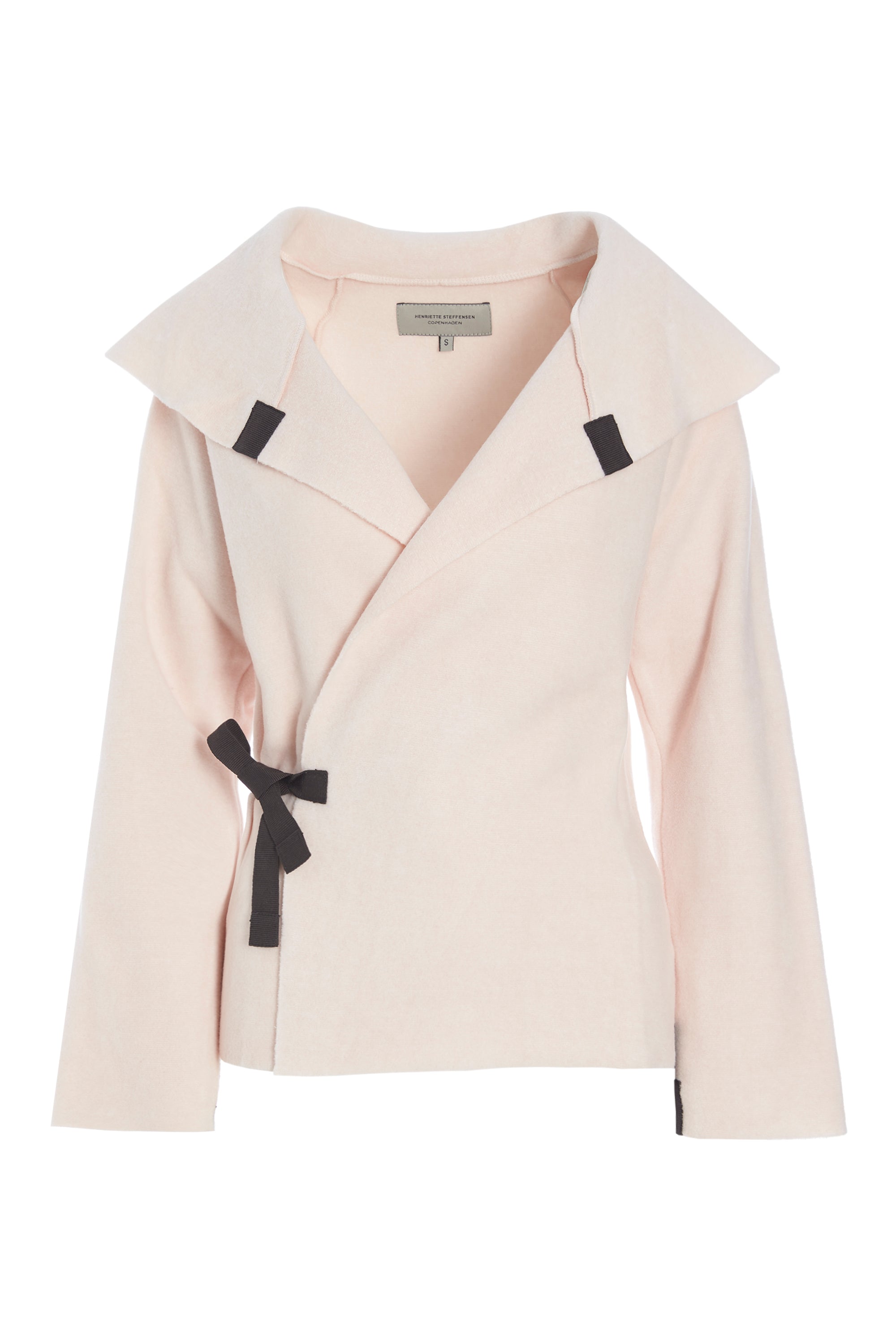 HENRIETTE STEFFENSEN COPENHAGEN FLEECE WRAP CARDIGAN - 7146 CARDIGANS SOFT ROSE 412