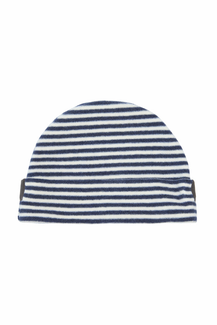 HENRIETTE STEFFENSEN COPENHAGEN HAT BEANIE - 4071 HATS STRIPES DENIM & KIT 667