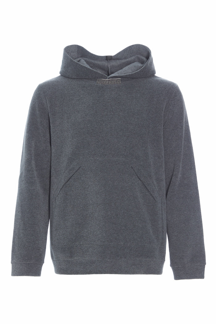 CARL BY STEFFENSEN COPENHAGEN HOODIE - 1023C BLOUSES & SWEATERS GREY 905