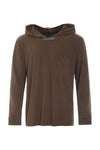 HOODIE - 1054C - CHOCOLATE