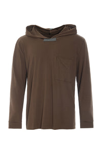 HOODIE - 1054C - CHOCOLATE