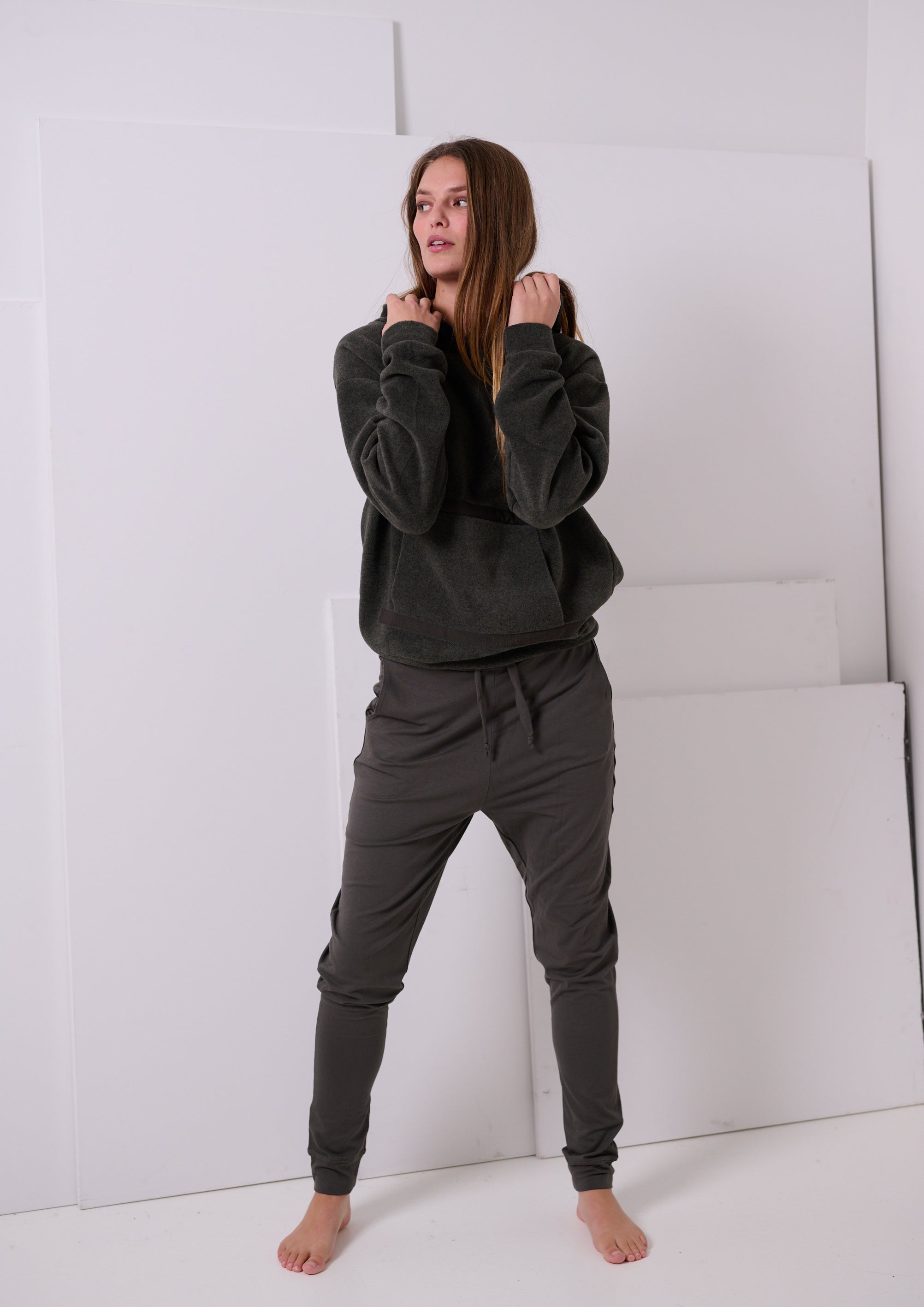 HENRIETTE STEFFENSEN COPENHAGEN HOODIE - 1344 SWEATERS fleece FORREST 600