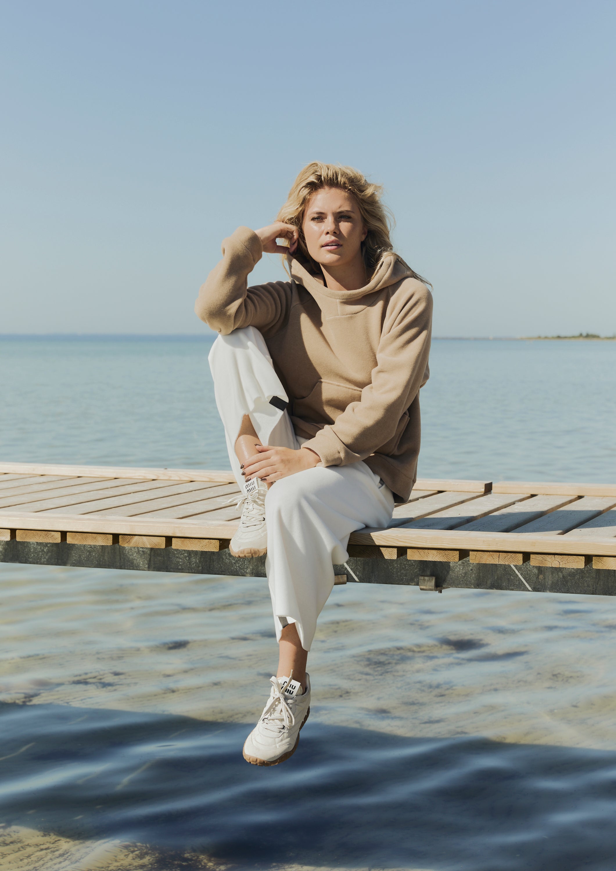 HENRIETTE STEFFENSEN COPENHAGEN HOODIE - 1383 HOODIES CAMEL 815