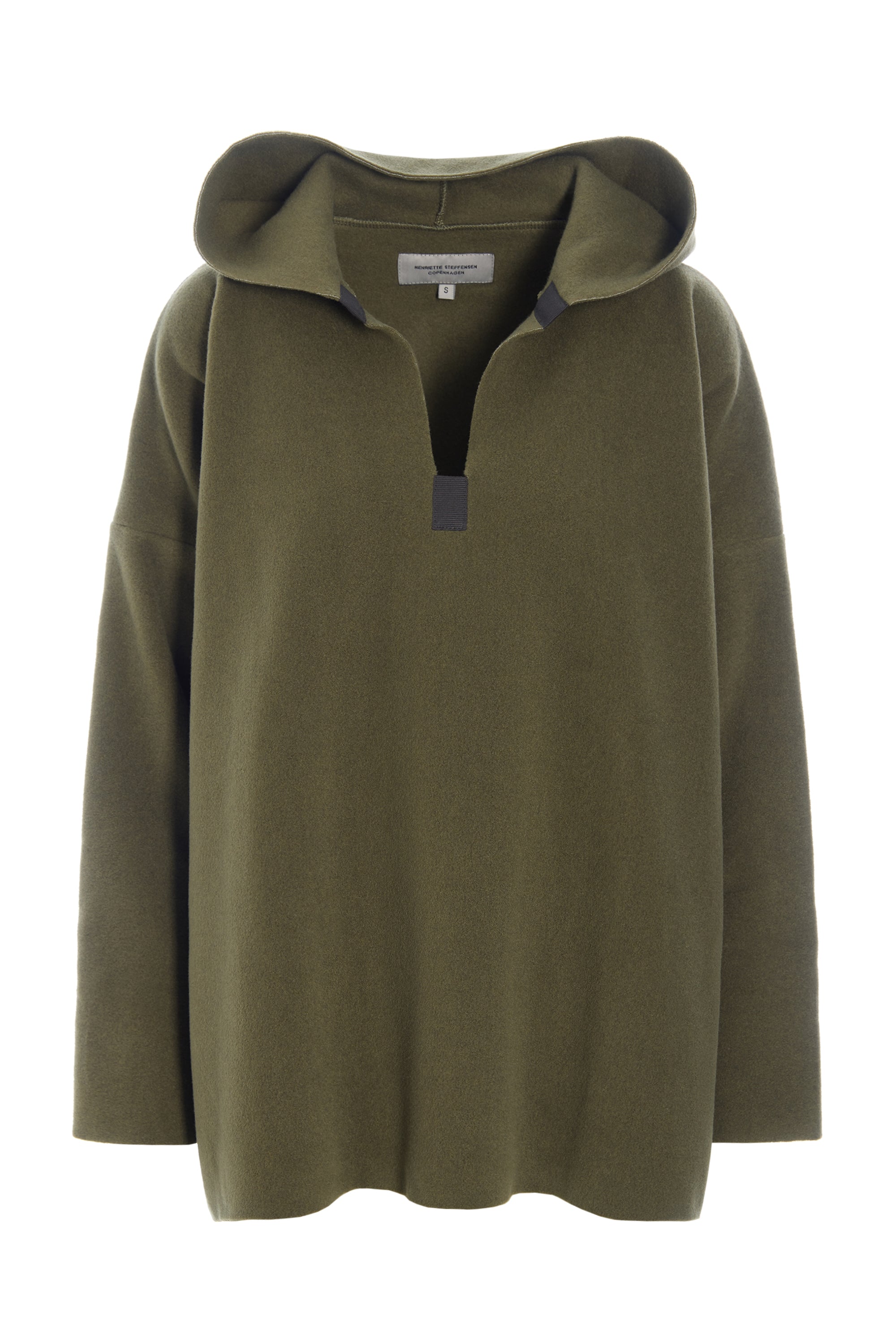 HENRIETTE STEFFENSEN COPENHAGEN HOODIE - 1413 BLUSER MOSS 611