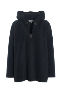 HOODIE - 1413 - SOFT BLACK