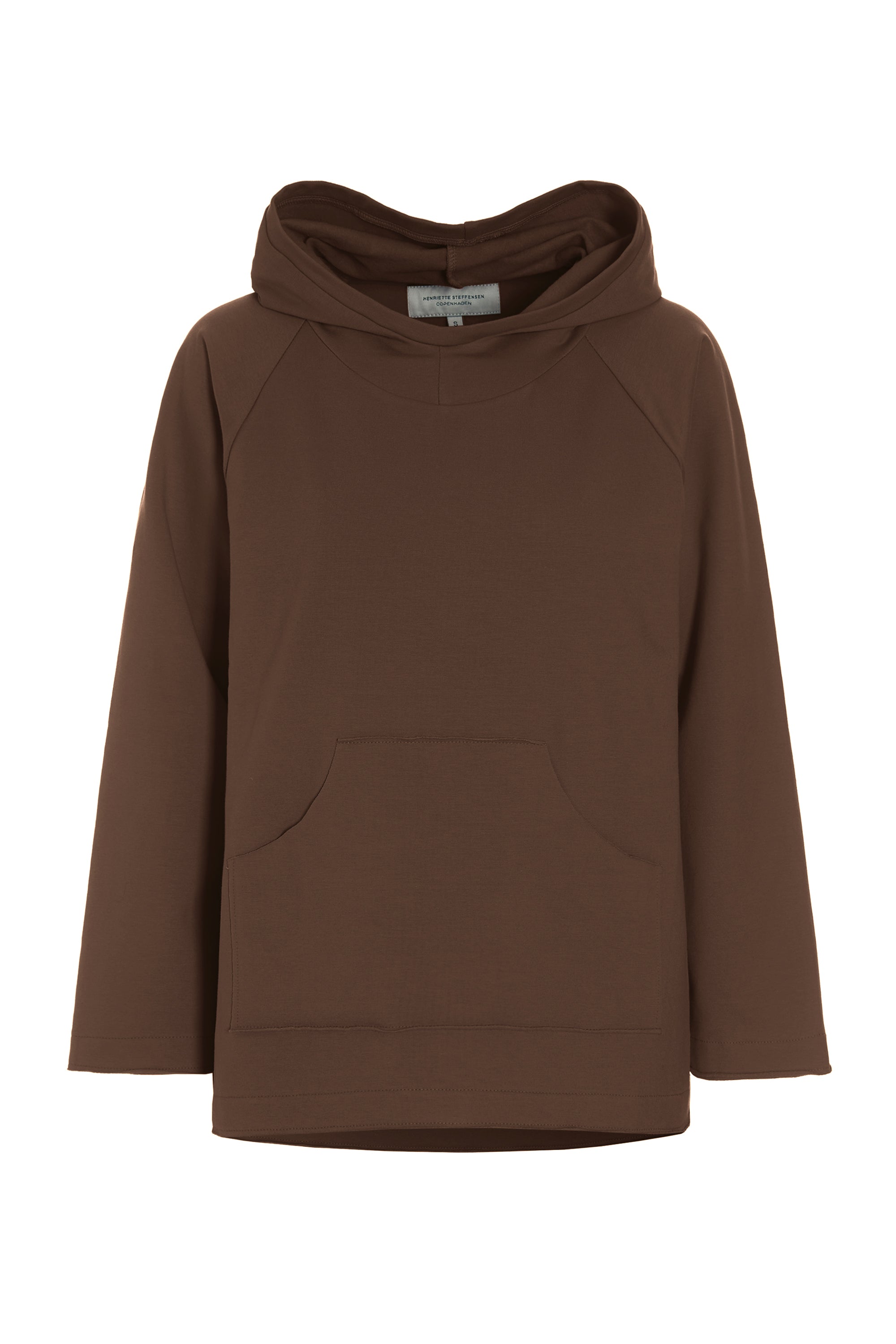 HENRIETTE STEFFENSEN COPENHAGEN HOODIE - 71015 HOODIES CHOKOLATE 844