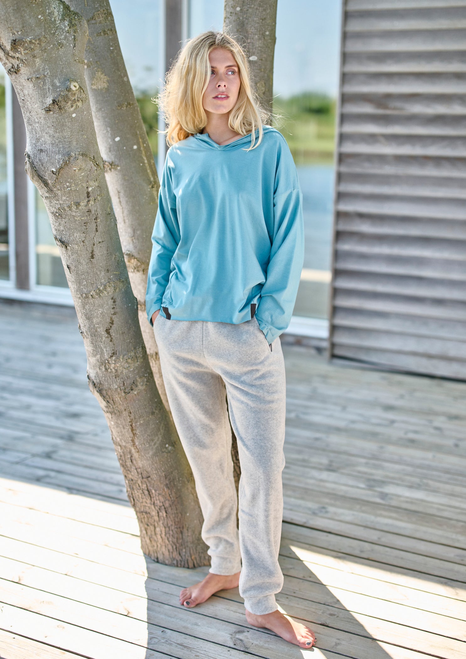 HENRIETTE STEFFENSEN COPENHAGEN HOODIE BLOUSE - 96067 HOODIES SALVIE 670