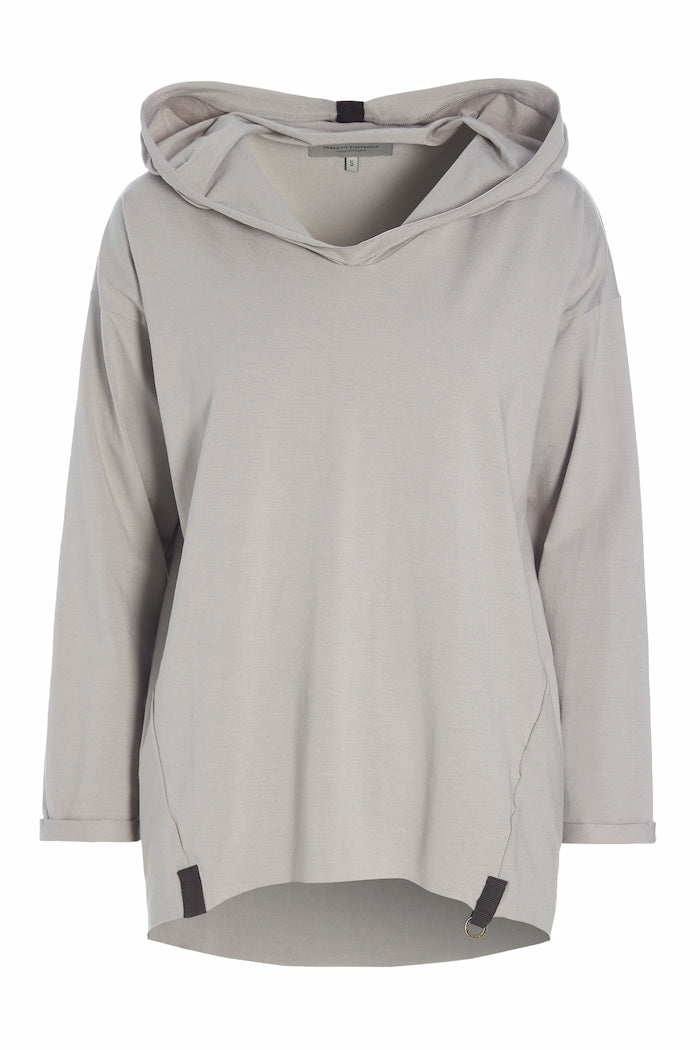 HENRIETTE STEFFENSEN COPENHAGEN HOODIE BLOUSE - 96067 HOODIES SAND 805