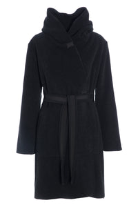HOODIE COAT REVERSIBLE - 7132 - SOFT BLACK