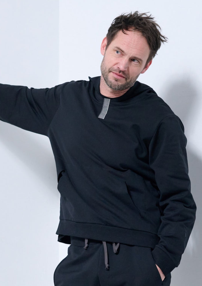 CARL BY STEFFENSEN COPENHAGEN HOODIE SWEAT - 1032C BLOUSES & SWEATERS BLACK 900