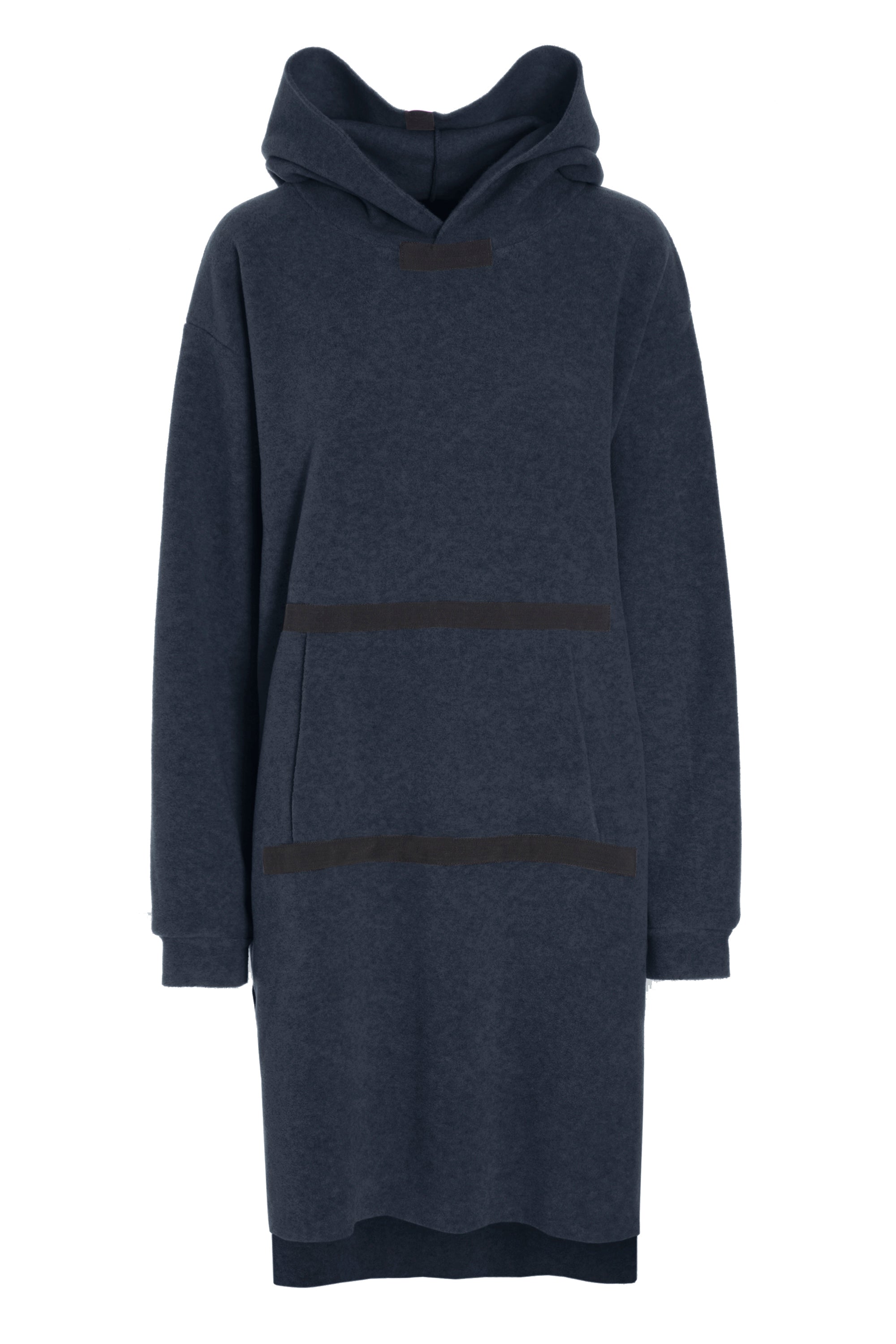 HENRIETTE STEFFENSEN COPENHAGEN HOODIE TUNIC - 1345 TUNICS DEEP BLUE 502