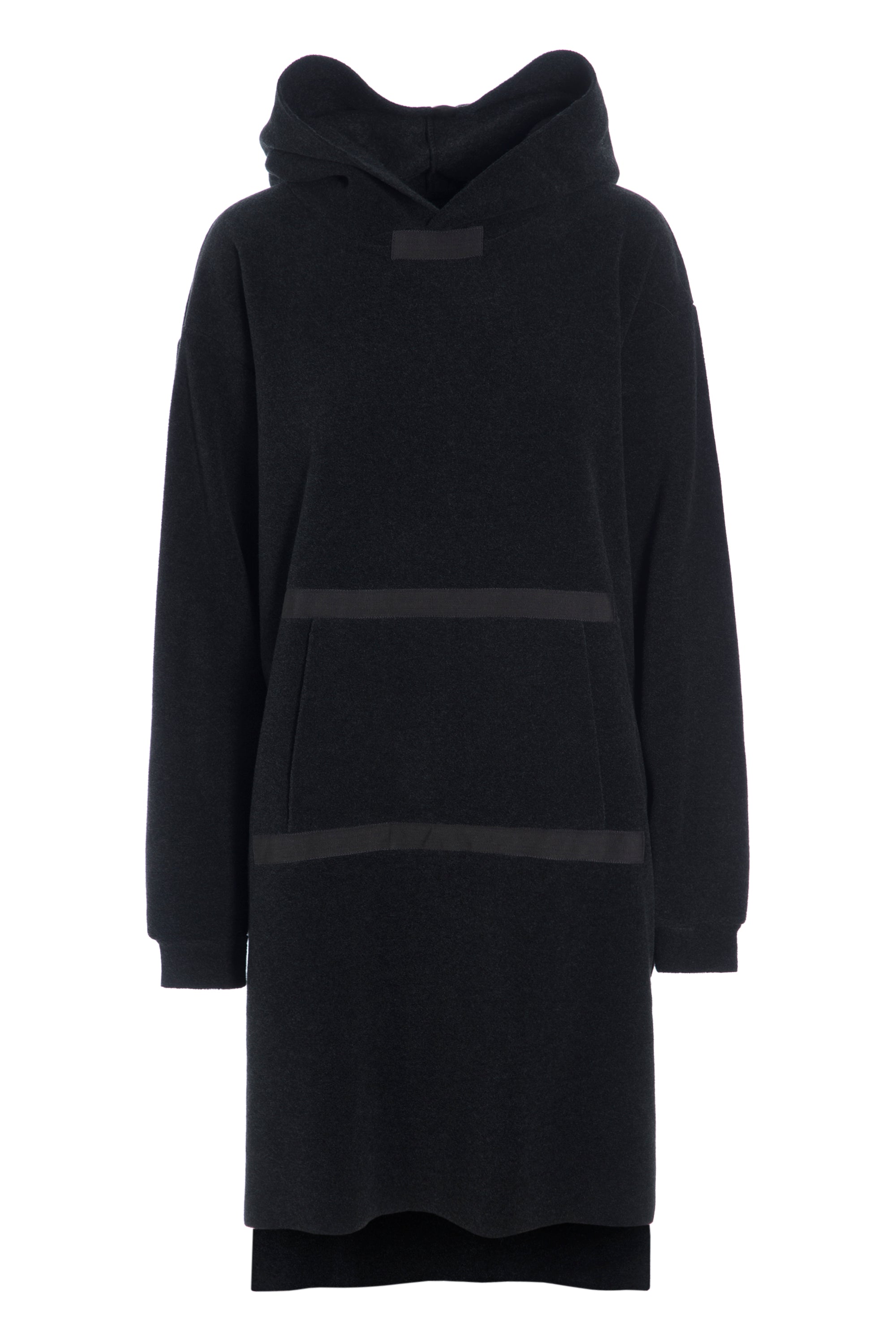 HENRIETTE STEFFENSEN COPENHAGEN HOODIE TUNIC - 1345 TUNICS SOFT BLACK 914
