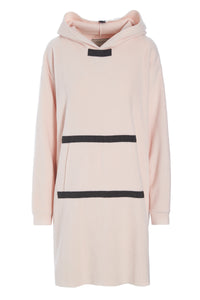 HOODIE TUNIC - 1345 - SOFT ROSE