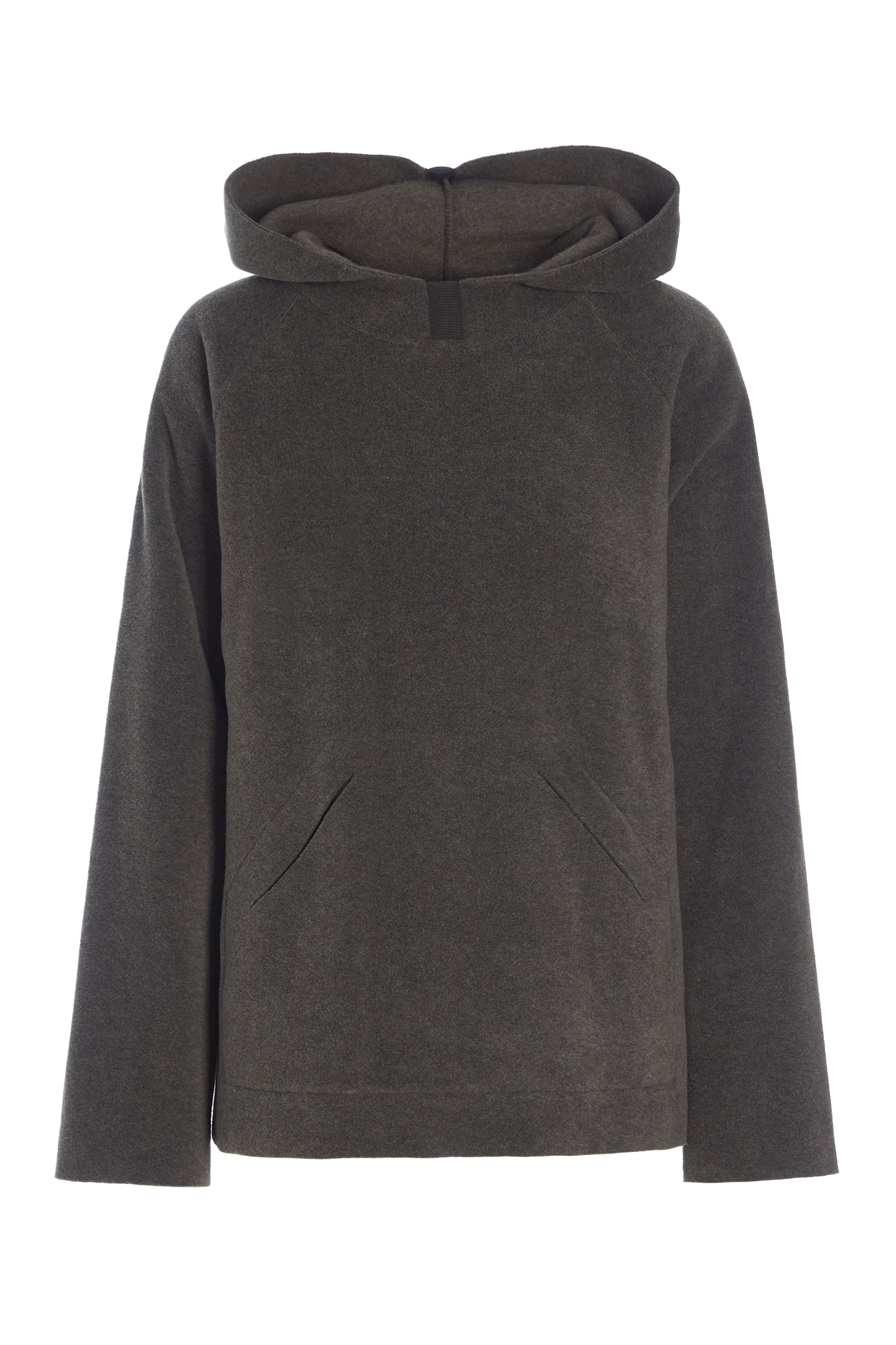 HENRIETTE STEFFENSEN COPENHAGEN HOODIE WITH POCKETS - 1298 SWEATERS fleece BARK 320