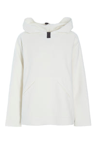 HOODIE WITH POCKETS - 1298 - OFF WHITE