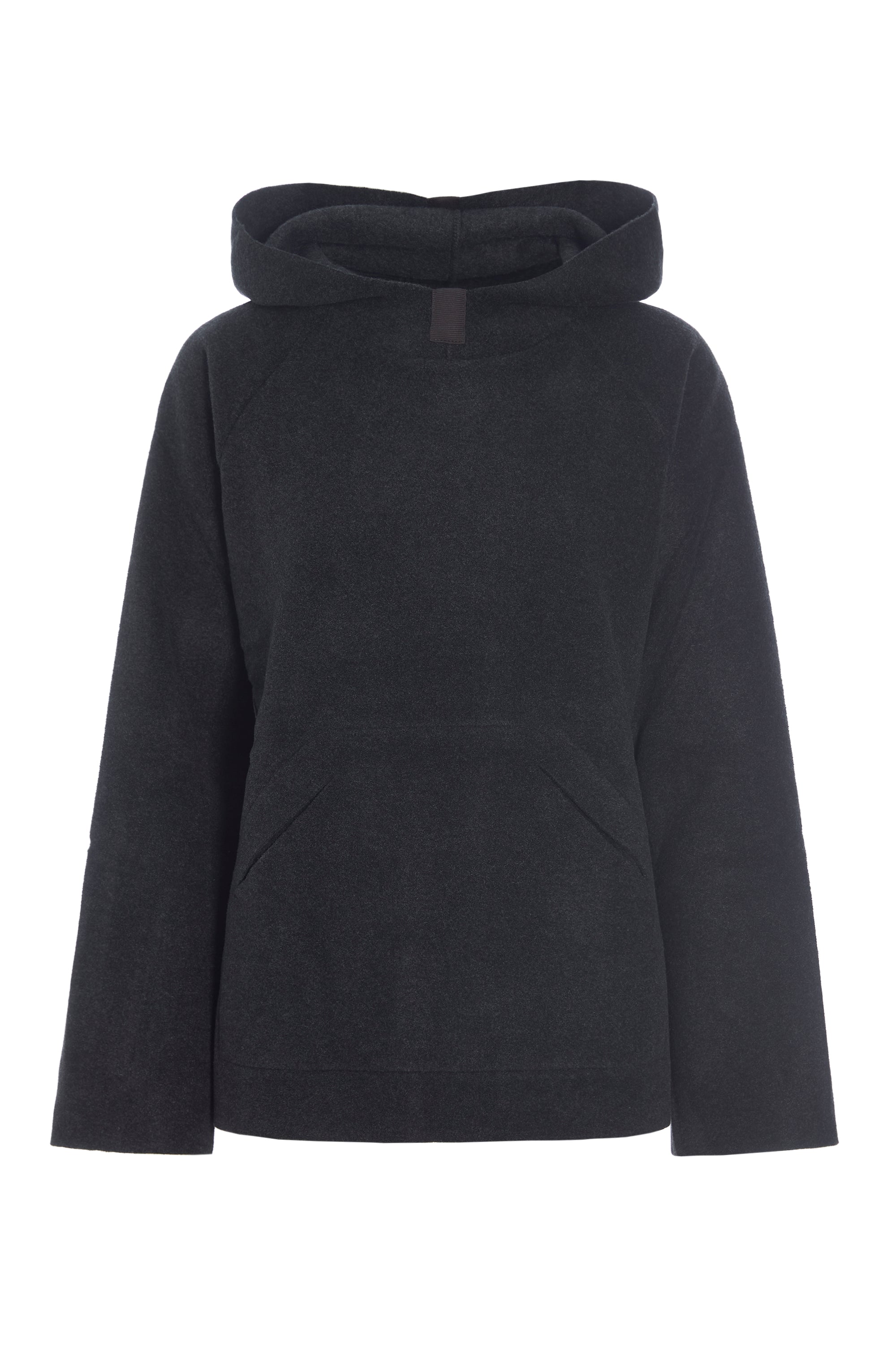HENRIETTE STEFFENSEN COPENHAGEN HOODIE WITH POCKETS - 1298 SWEATERS fleece SOFT BLACK 914