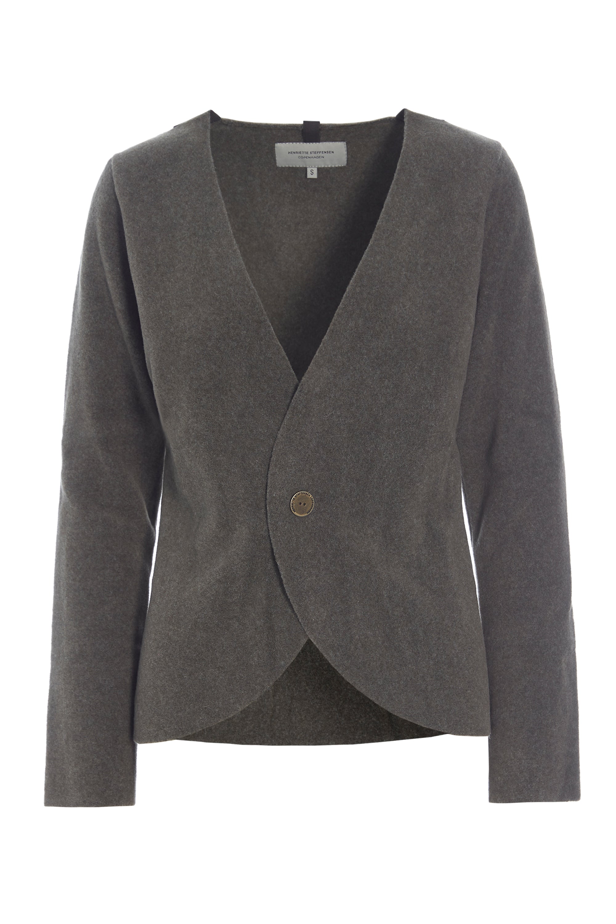 HENRIETTE STEFFENSEN COPENHAGEN JACKET - 7147 CARDIGANS BARK 320