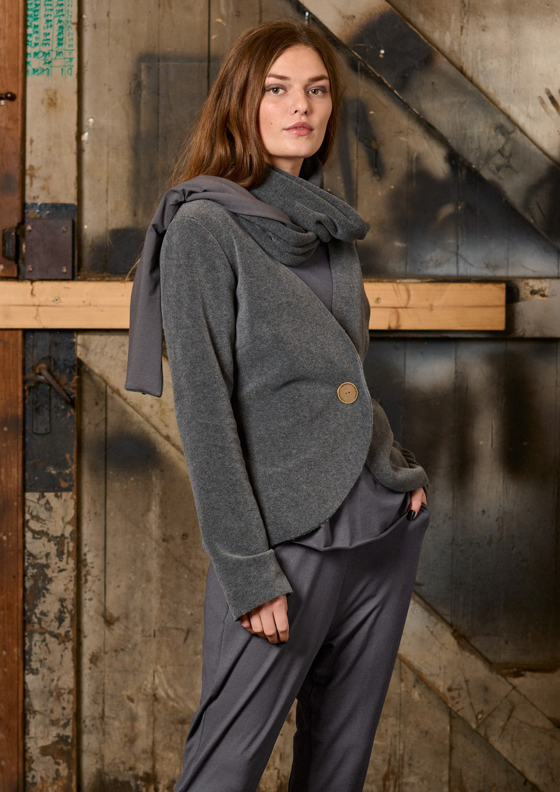 HENRIETTE STEFFENSEN COPENHAGEN JACKET - 7147 CARDIGANS GREY 905