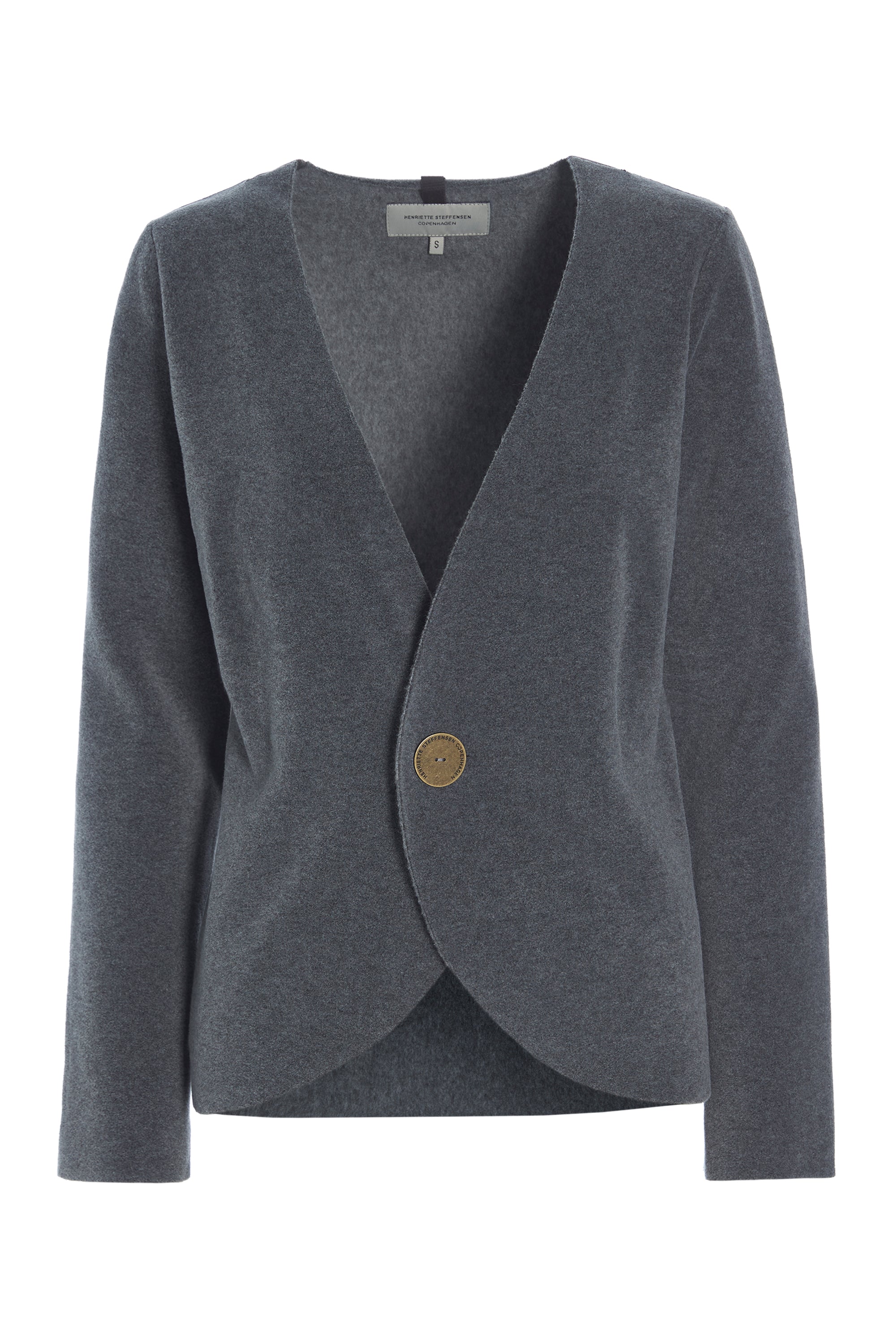 HENRIETTE STEFFENSEN COPENHAGEN JACKET - 7147 CARDIGANS GREY 905