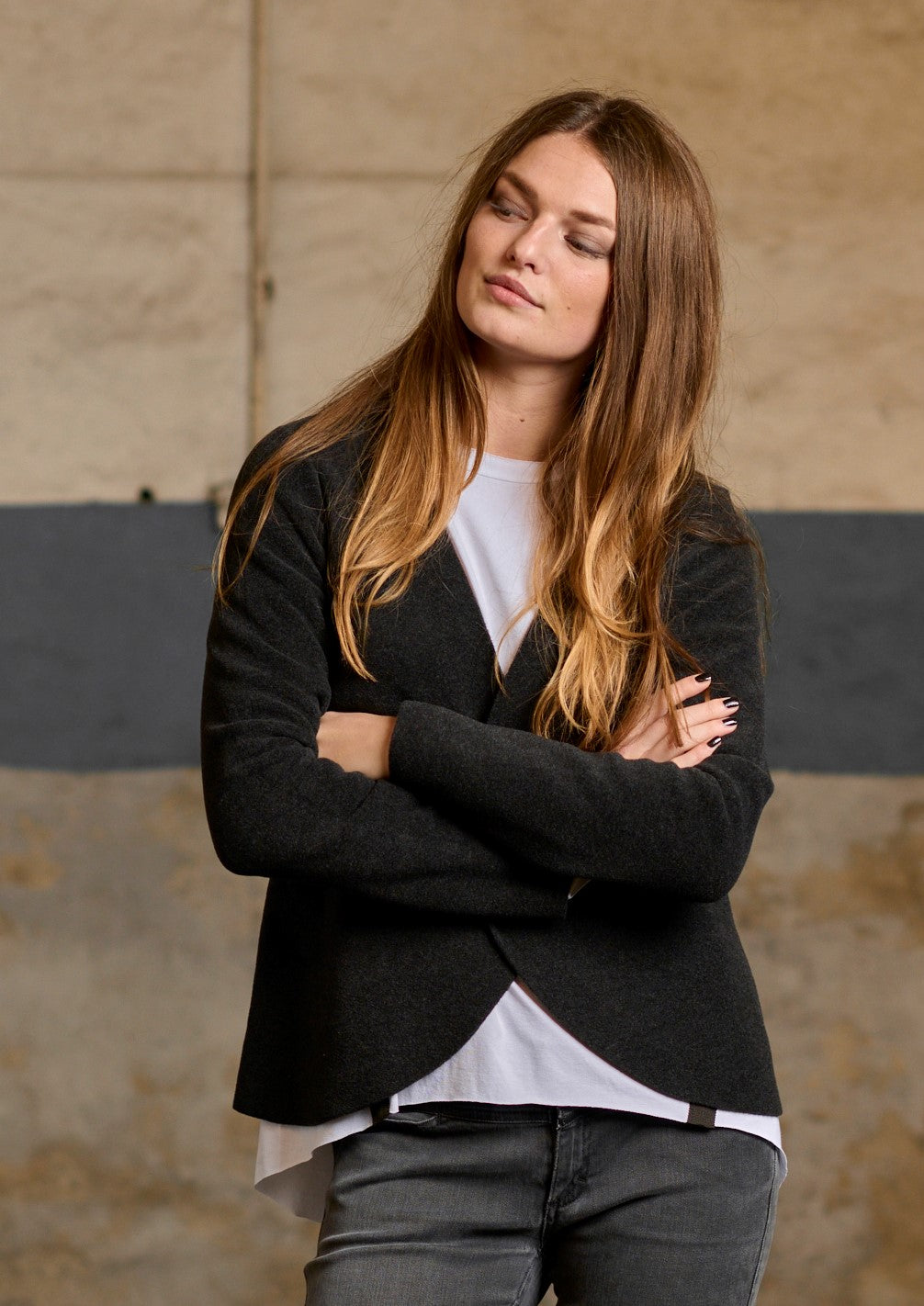 HENRIETTE STEFFENSEN COPENHAGEN JACKET - 7147 CARDIGANS SOFT BLACK 914