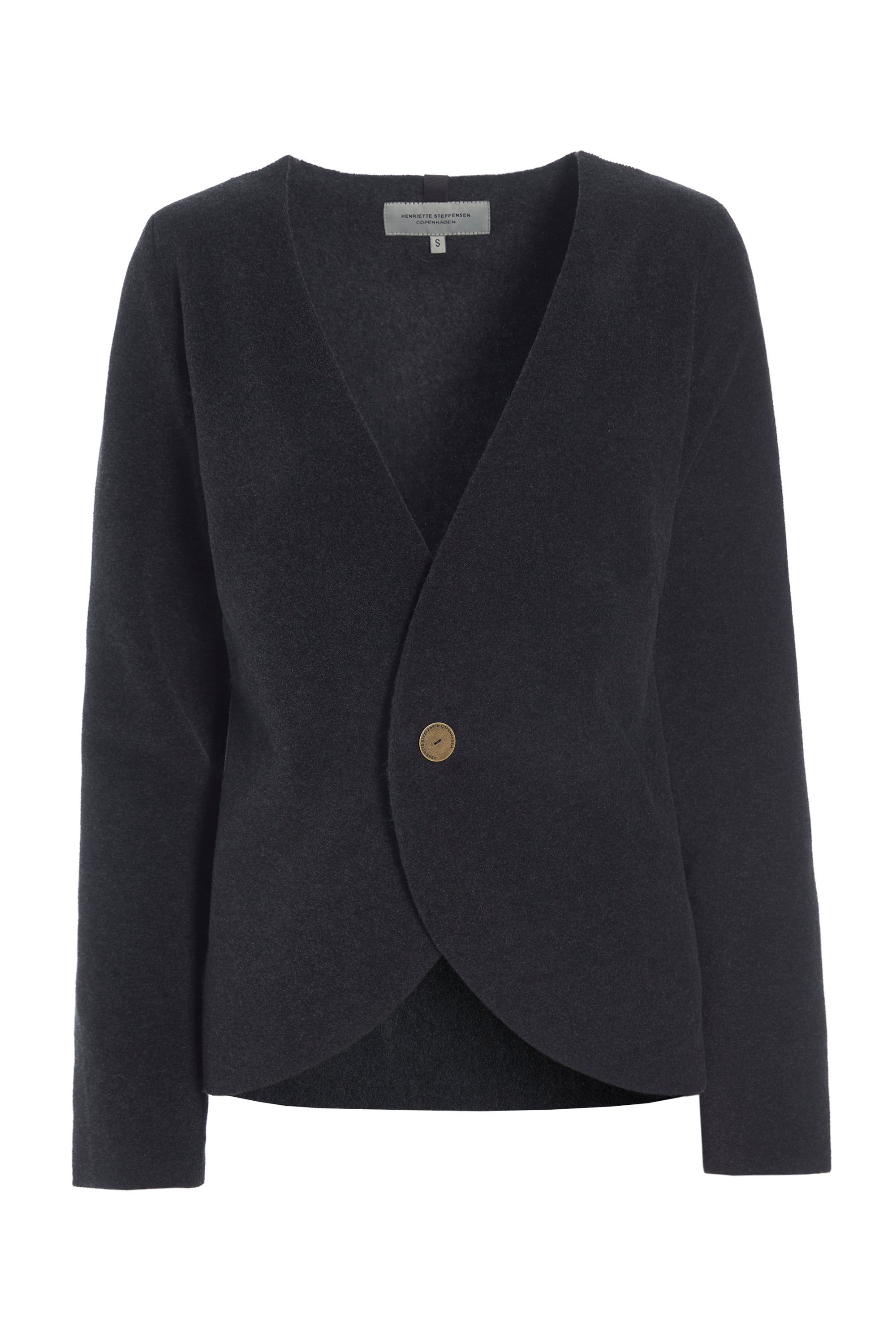 HENRIETTE STEFFENSEN COPENHAGEN JACKET - 7147 CARDIGANS SOFT BLACK 914