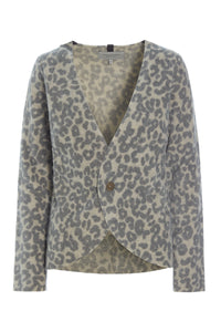 JACKET - 7147 - LEOPARD grey