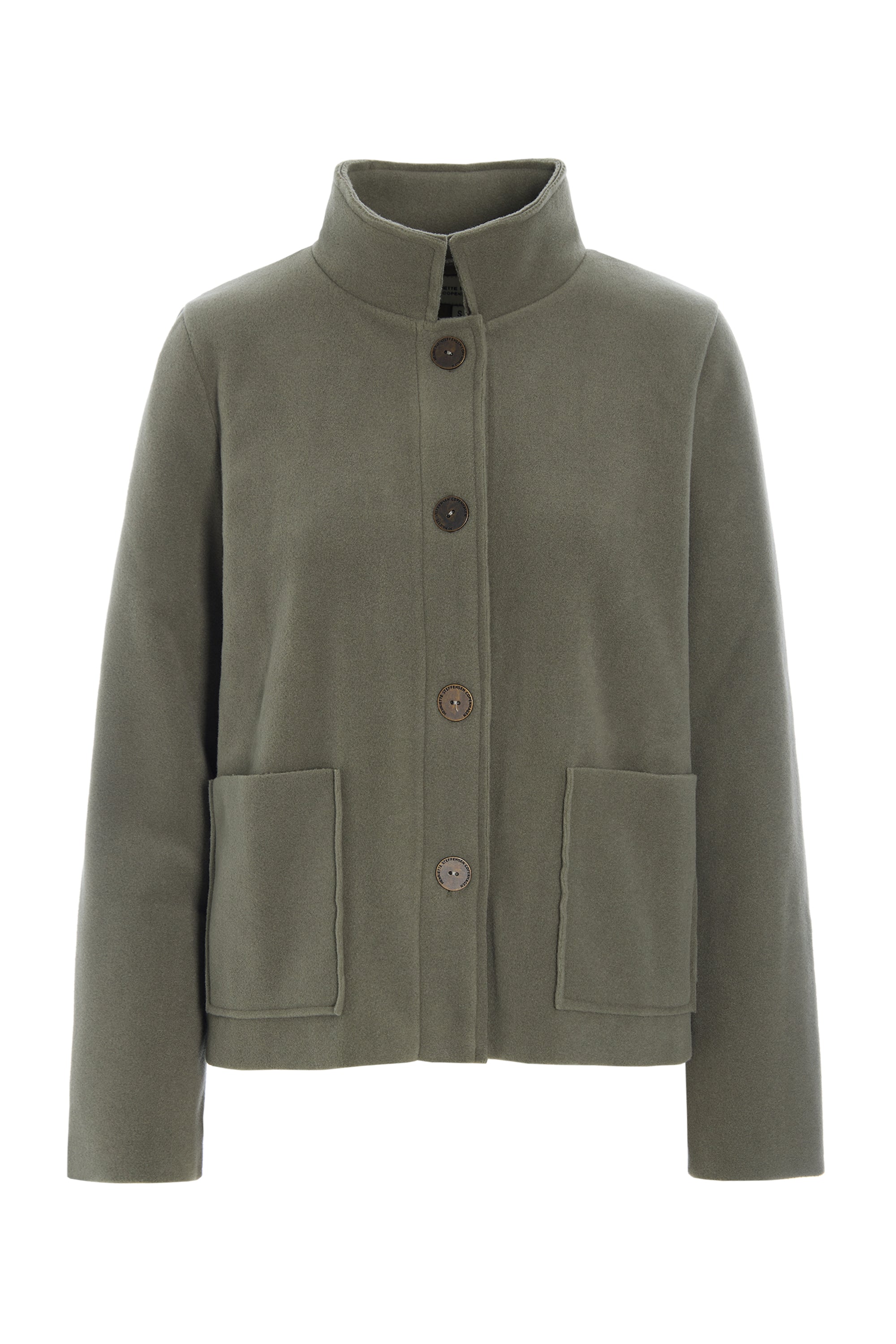 HENRIETTE STEFFENSEN COPENHAGEN JACKET - 7164 CARDIGANS DUSTY GREEN 609