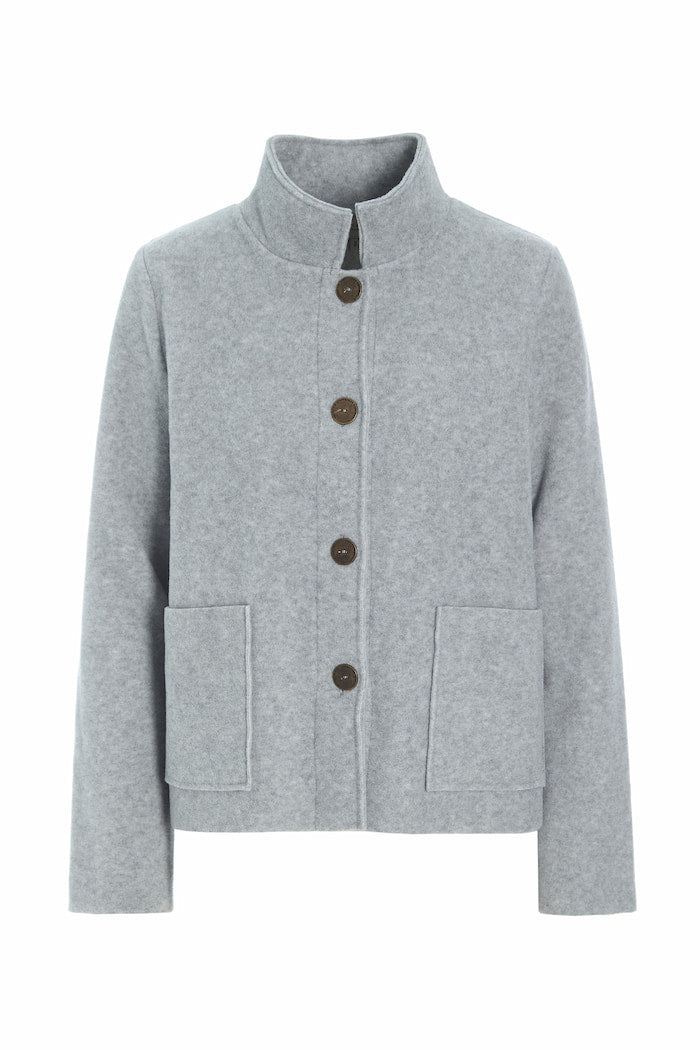 HENRIETTE STEFFENSEN COPENHAGEN JACKET - 7164 CARDIGANS LIGHT GREY 876