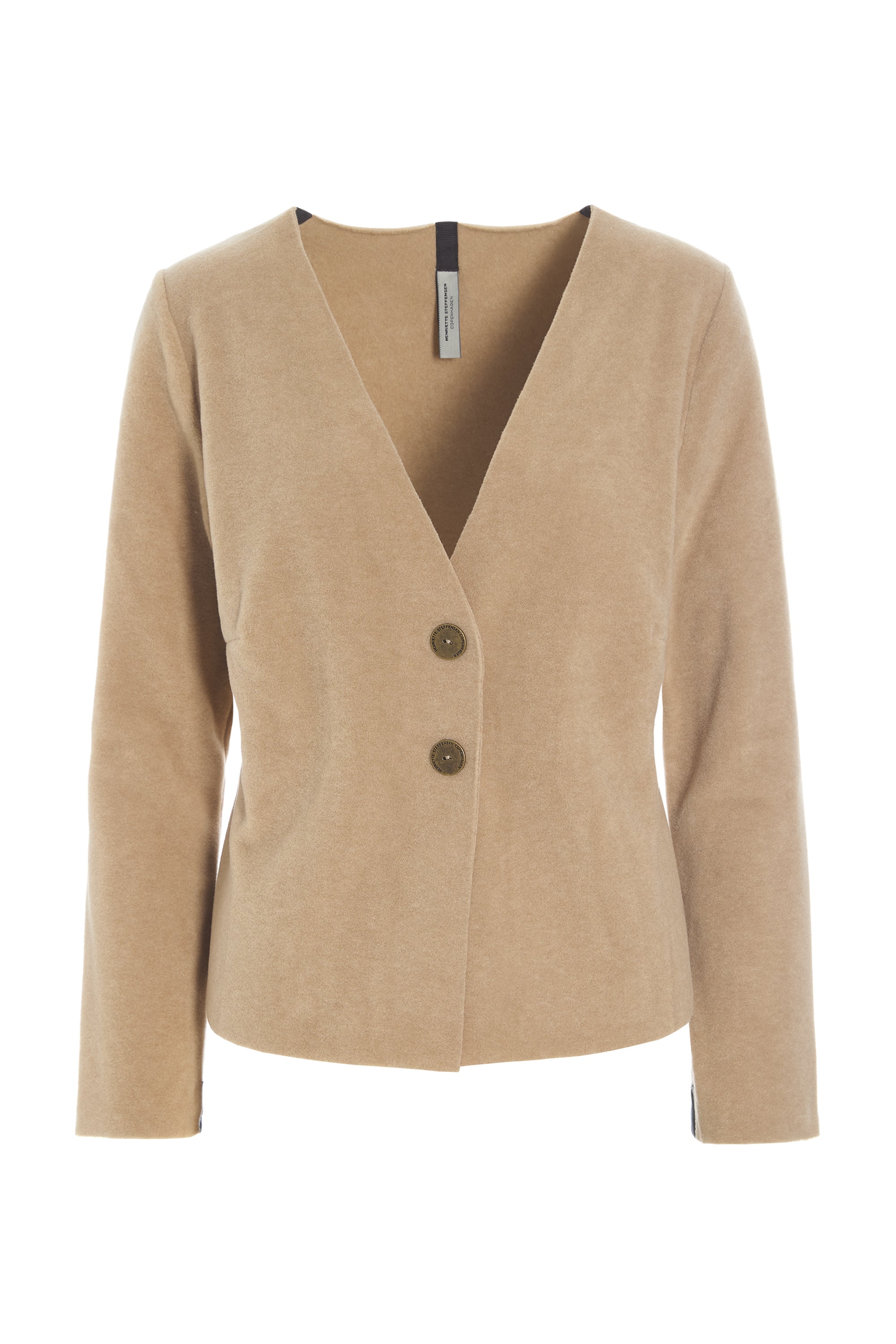 HENRIETTE STEFFENSEN COPENHAGEN JACKET - 7167 CARDIGANS CAMEL 815