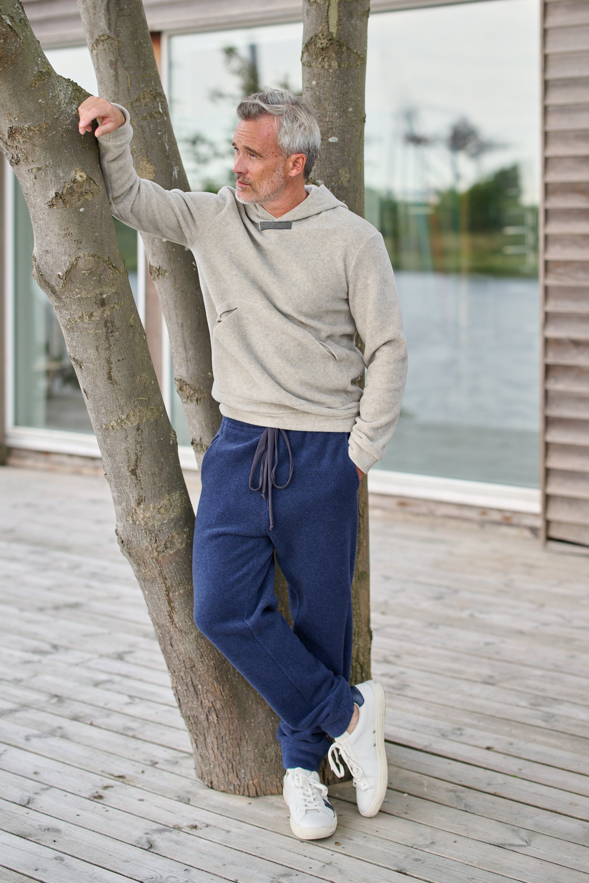 CARL BY STEFFENSEN COPENHAGEN JOGGING PANTS - 1022C BUKSER DENIM 767