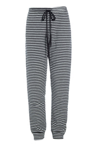 JOGGING PANTS - 2110 - STRIPES B&W