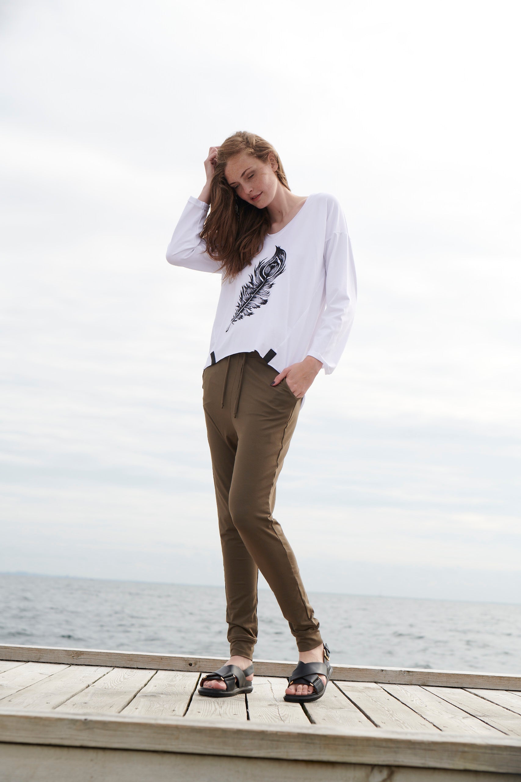 HENRIETTE STEFFENSEN COPENHAGEN JOGGING PANTS - 99012 BUKSER BARK 320