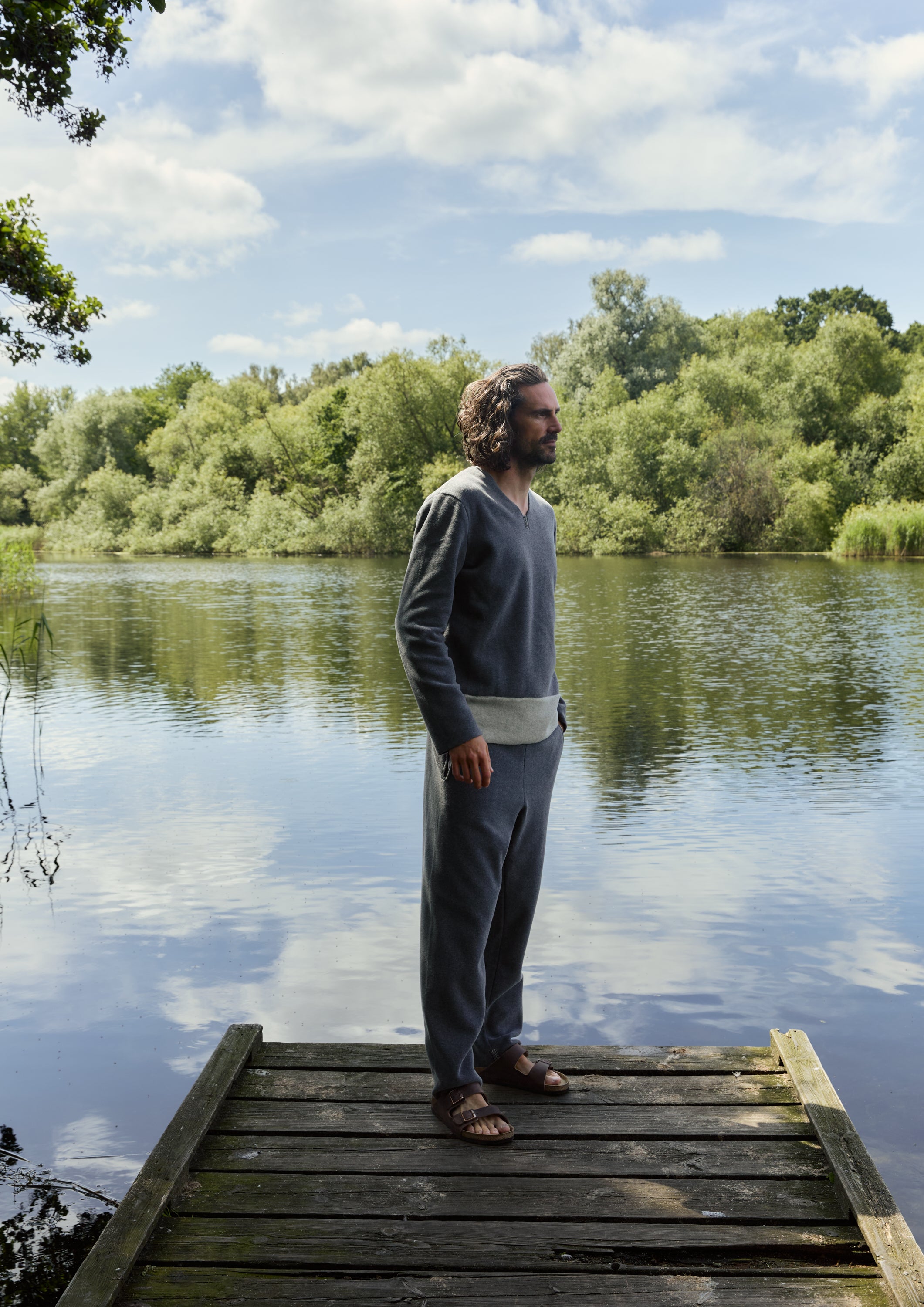 CARL BY STEFFENSEN COPENHAGEN JOGGING PANTS MEN - 1017C JOGGING GREY 905