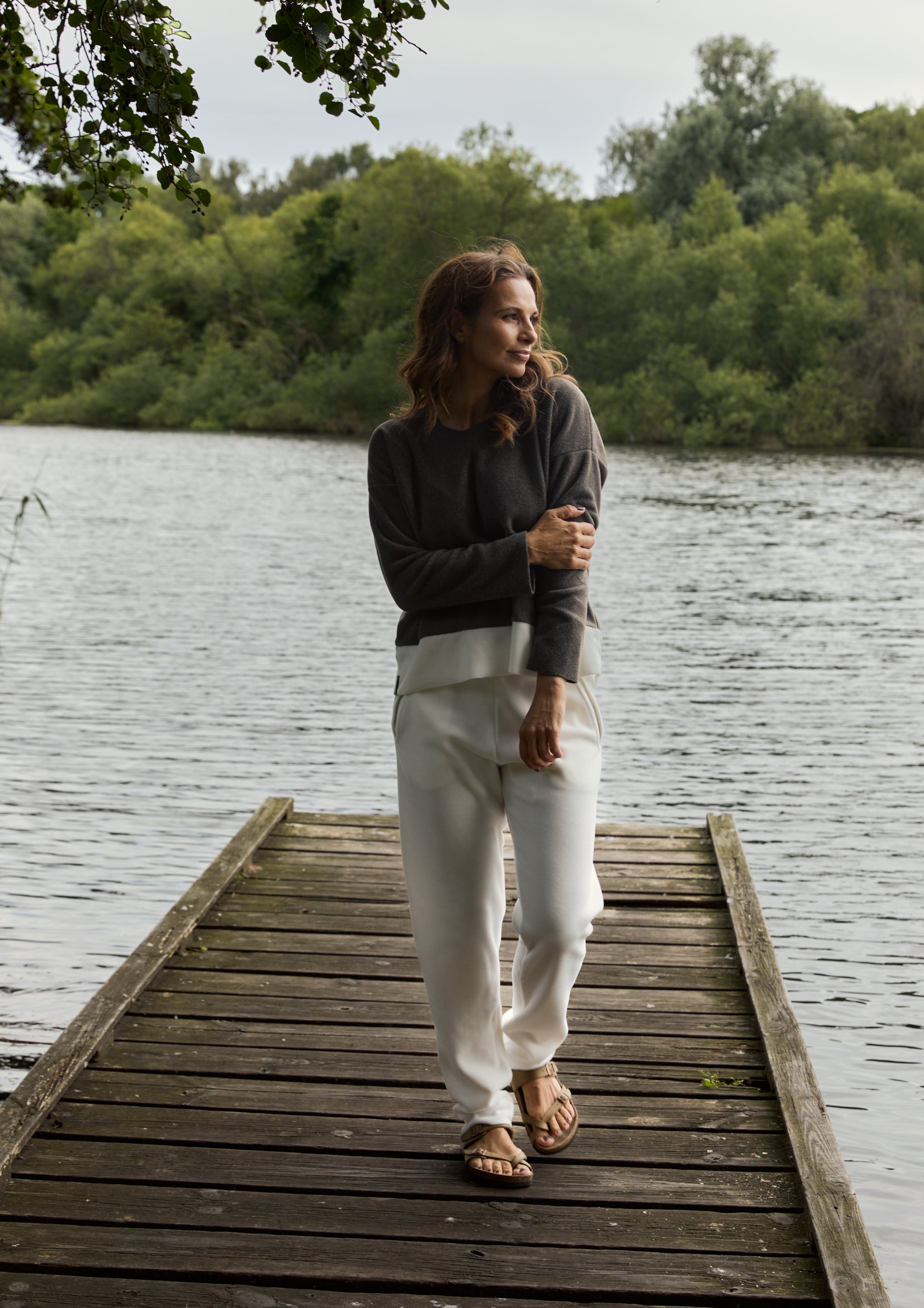 HENRIETTE STEFFENSEN COPENHAGEN JOGGING PANTS WOMEN - 2120 JOGGING OFF WHITE 802