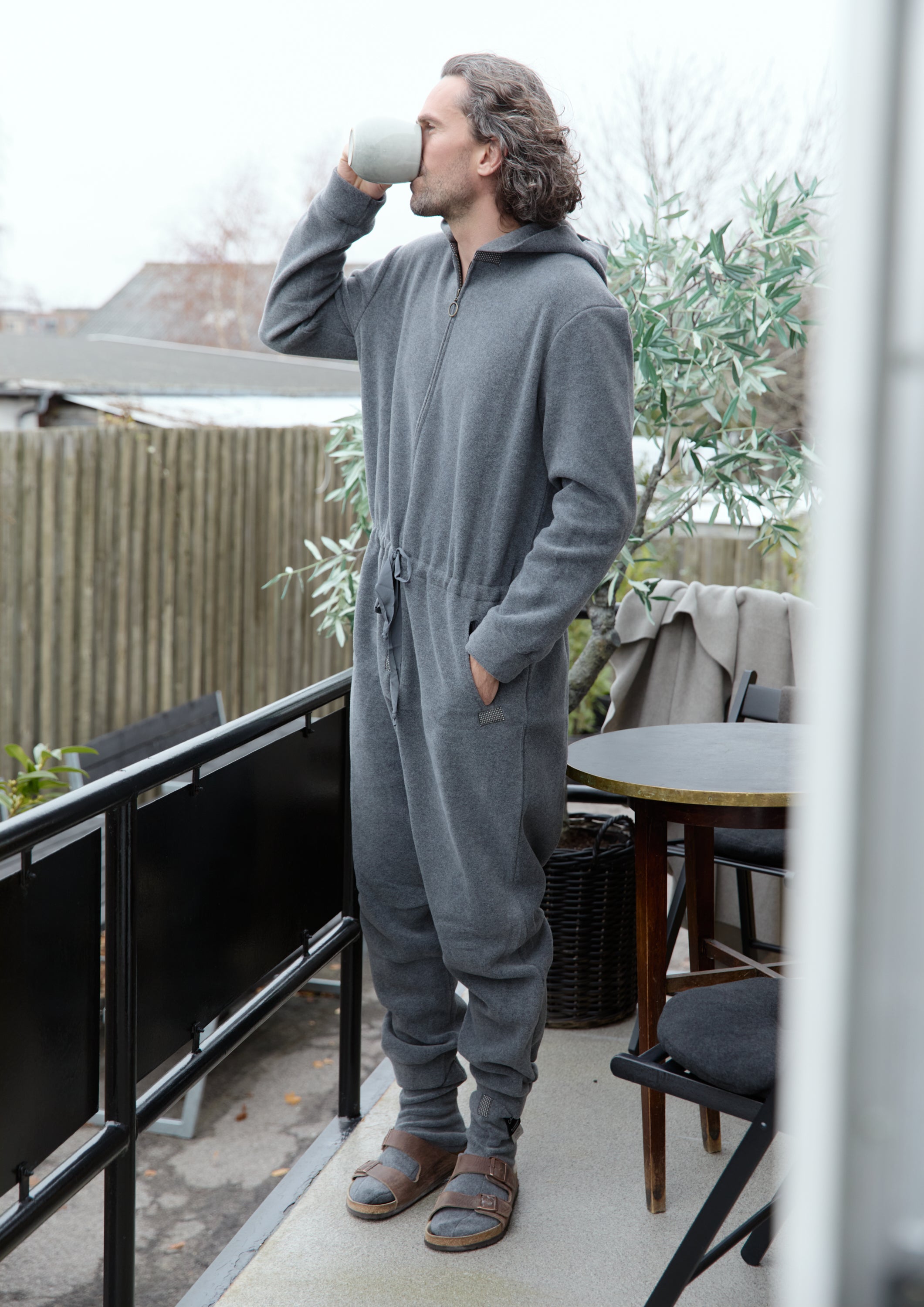 CARL BY STEFFENSEN COPENHAGEN JUMPSUIT MEN - 2900C JUMPSUITS GREY 905