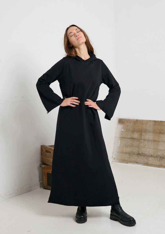 HENRIETTE STEFFENSEN COPENHAGEN KAFTAN DRESS - 73005 KJOLER BLACK 900