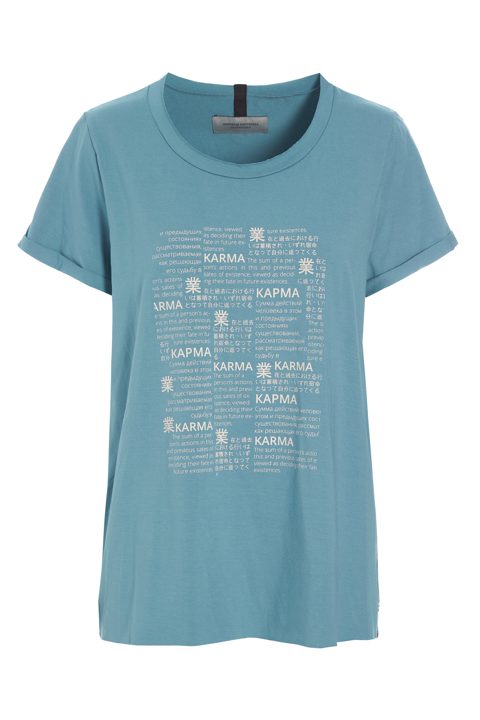 HENRIETTE STEFFENSEN COPENHAGEN KARMA T-SHIRT - 96065 T-SHIRTS SALVIE 670