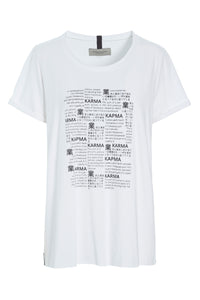 KARMA T-SHIRT - 96065 - WHITE