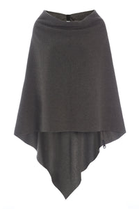 LARGE PONCHO - 4040 - BARK