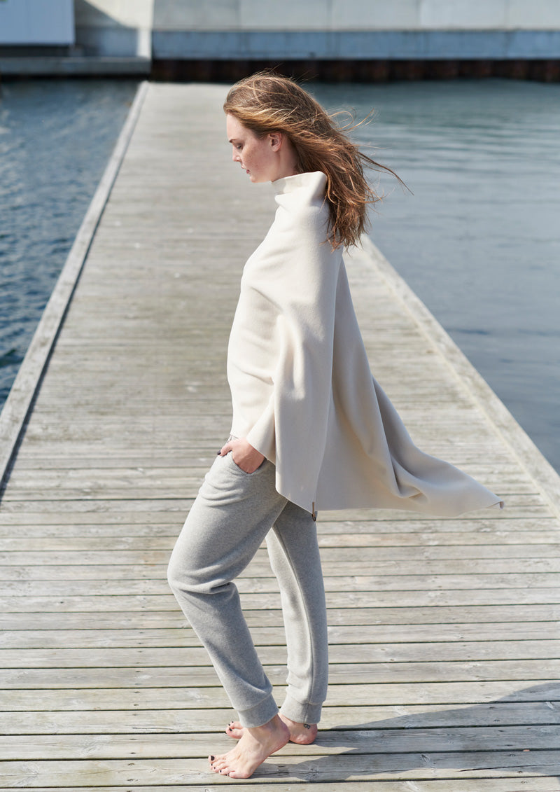 HENRIETTE STEFFENSEN COPENHAGEN LARGE PONCHO - 4040 PONCHOS OFF WHITE 802