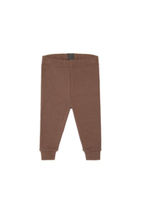 LEGGINGS RIB BABY - 204 - CHOCOLATE