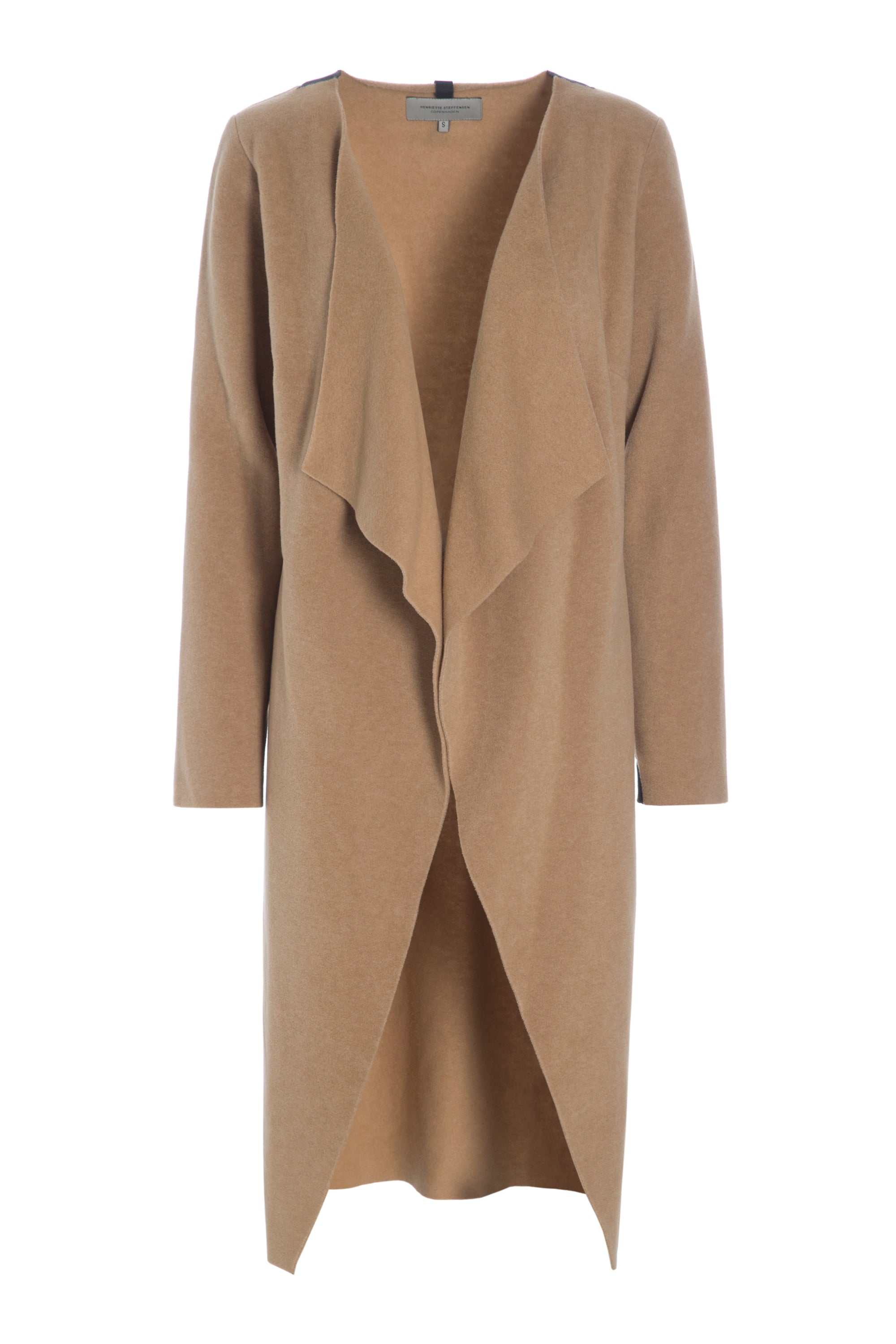 HENRIETTE STEFFENSEN COPENHAGEN LONG CARDIGAN - 7114 CARDIGANS CAMEL 815