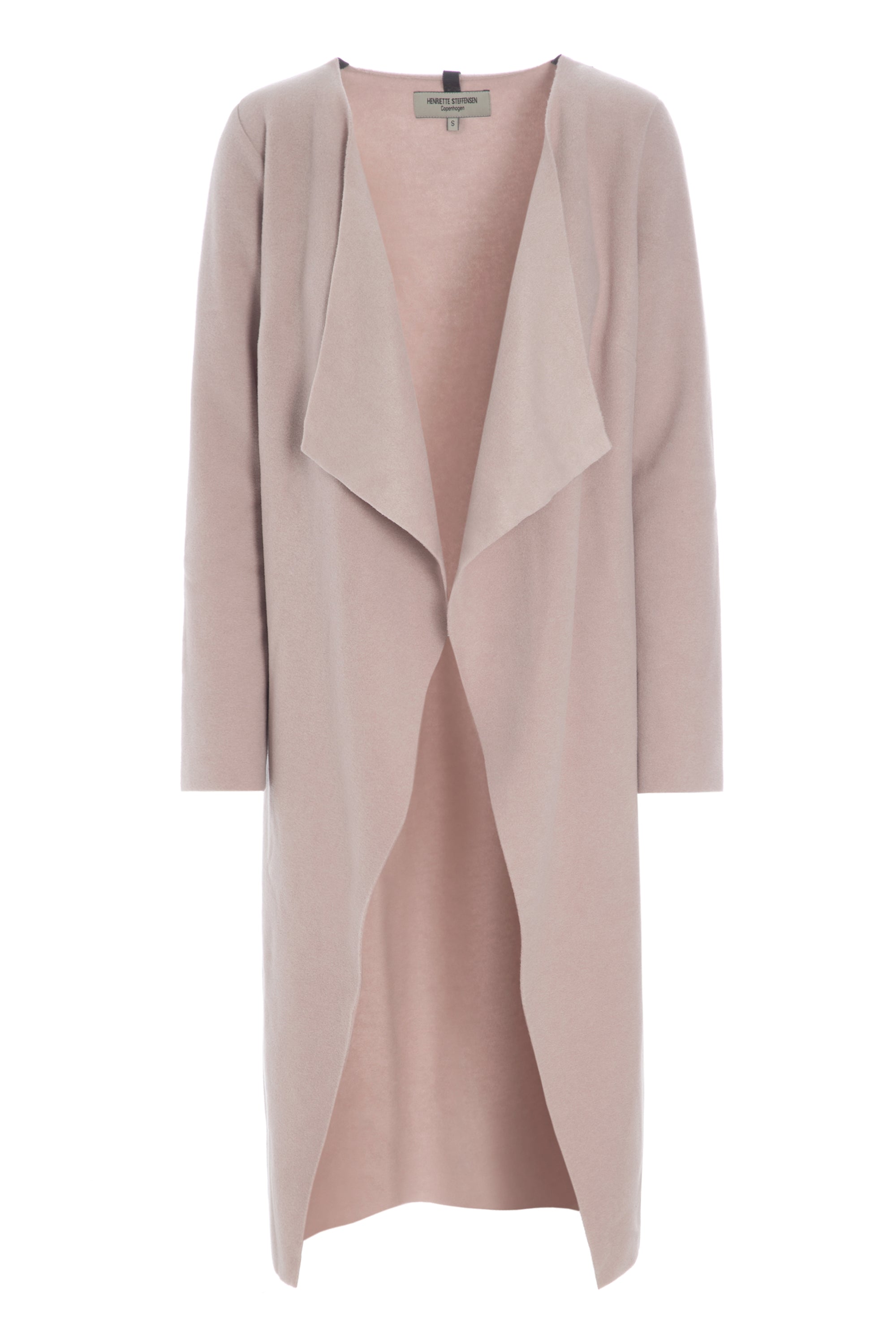 HENRIETTE STEFFENSEN COPENHAGEN LONG CARDIGAN - 7114 CARDIGANS NUDE 401