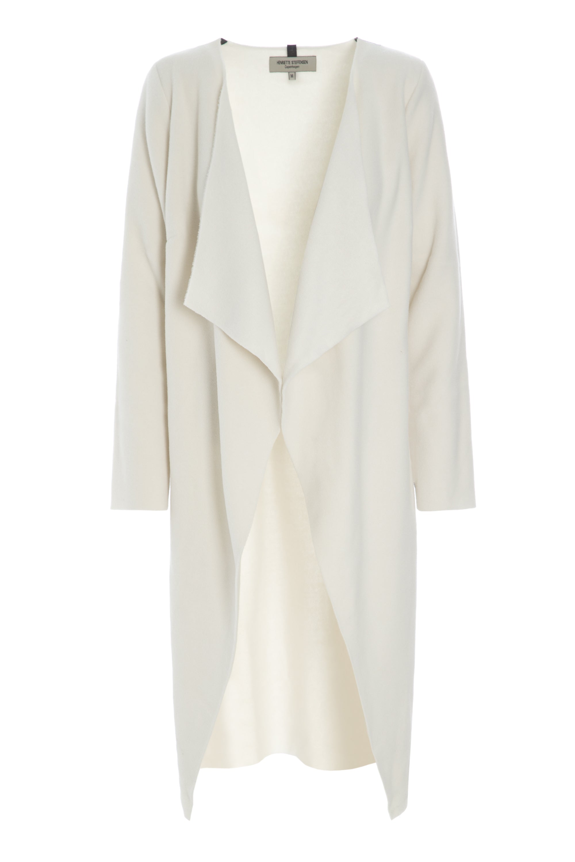 HENRIETTE STEFFENSEN COPENHAGEN LONG CARDIGAN - 7114 CARDIGANS OFF WHITE 802