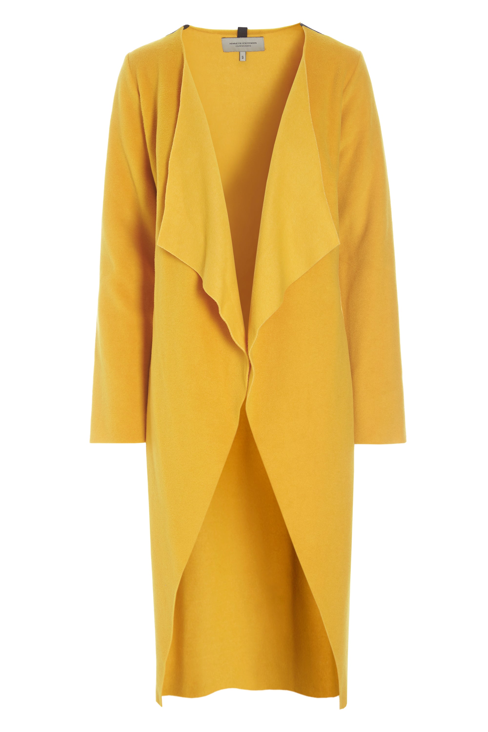 HENRIETTE STEFFENSEN COPENHAGEN LONG CARDIGAN - 7114 CARDIGANS SAFRAN 701