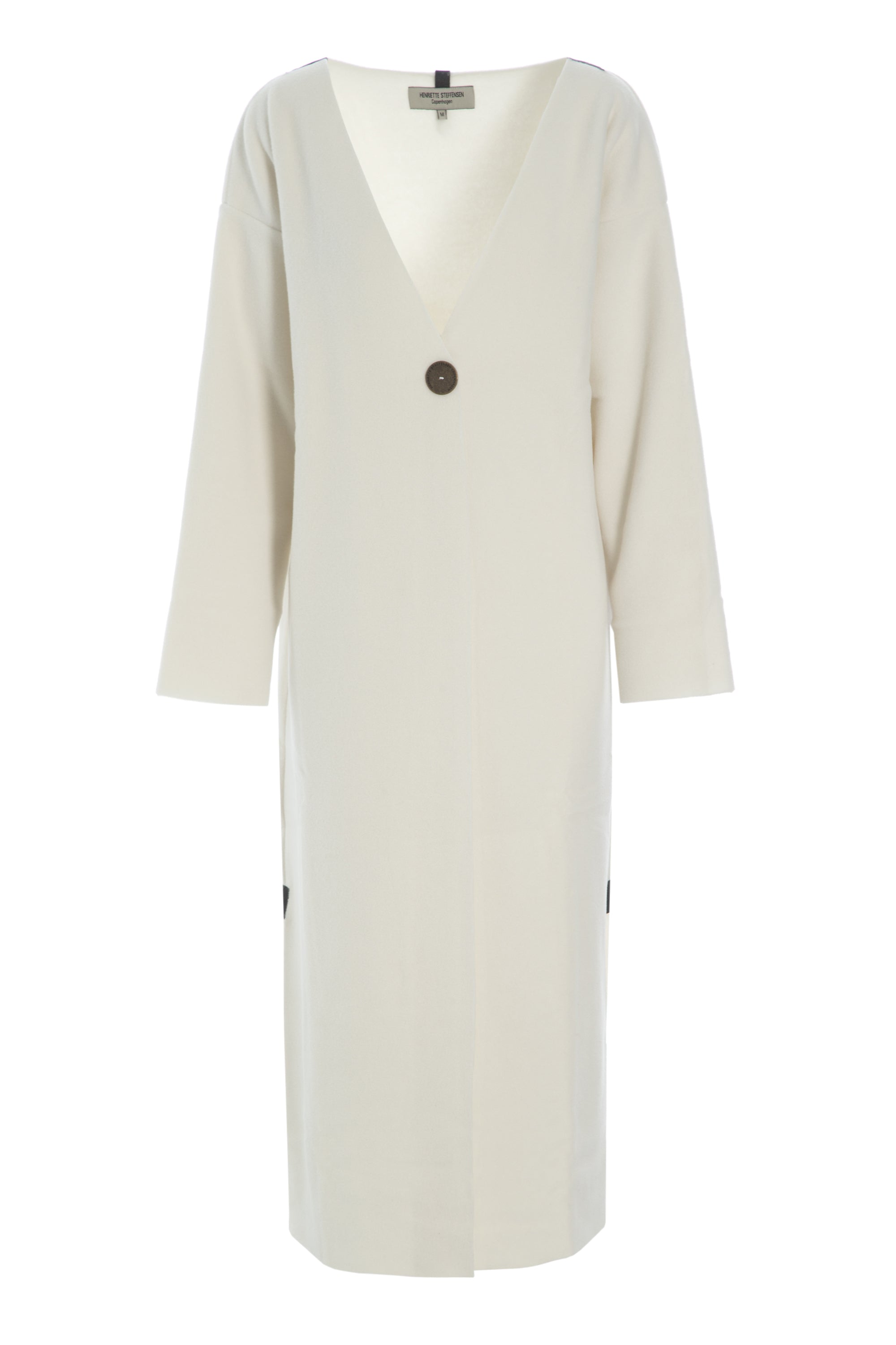 HENRIETTE STEFFENSEN COPENHAGEN LONG CARDIGAN - 7125 CARDIGANS OFF WHITE 802