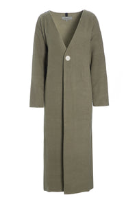 LONG CARDIGAN - 7125 - OLIVE