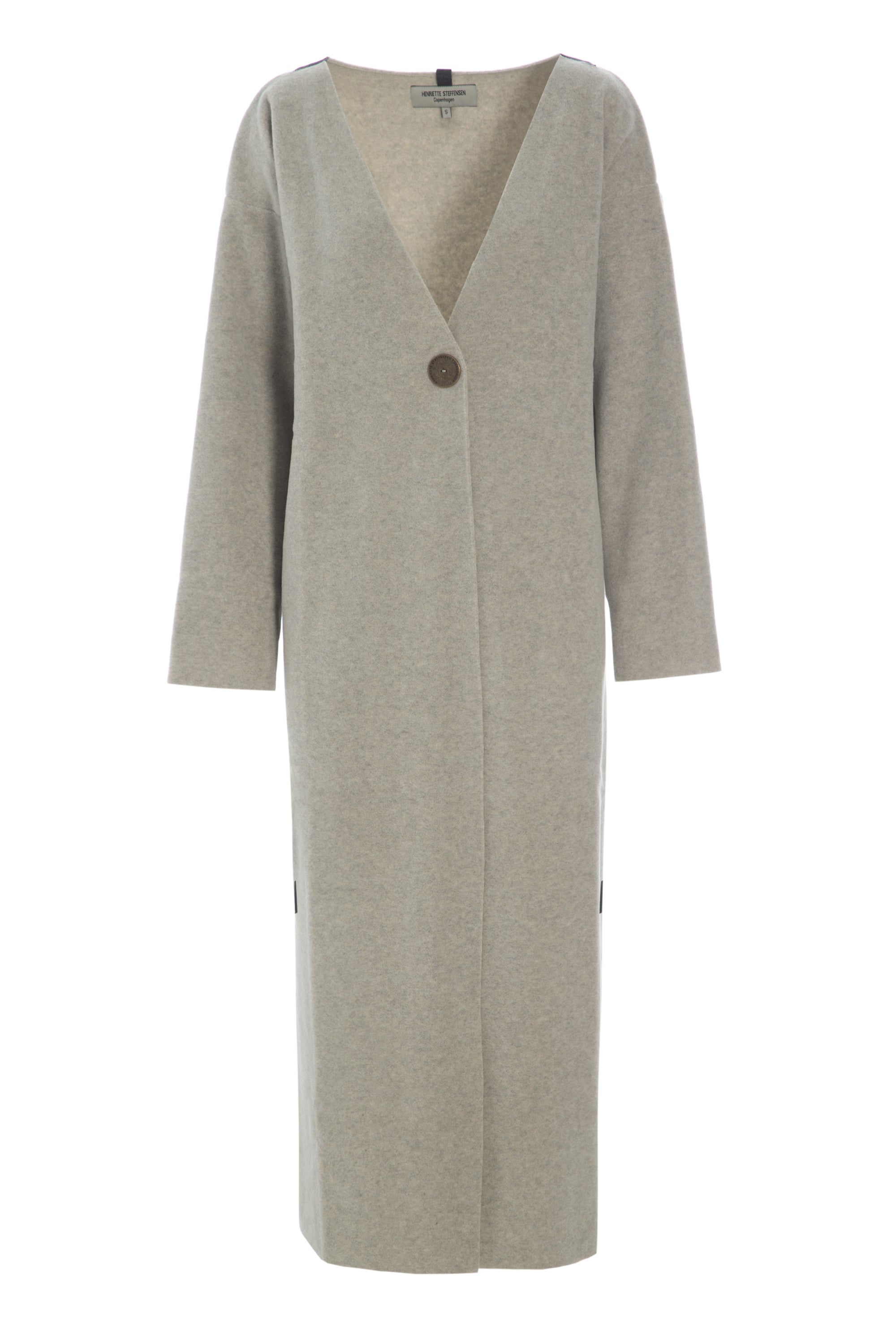 HENRIETTE STEFFENSEN COPENHAGEN LONG CARDIGAN - 7125 CARDIGANS SAND 805