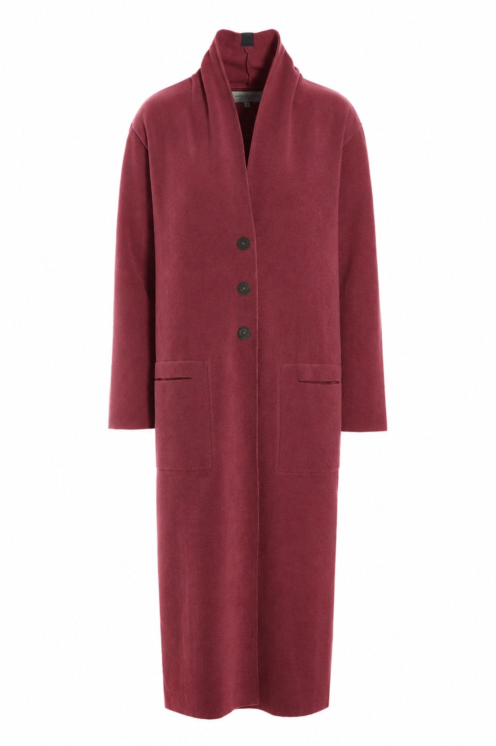 HENRIETTE STEFFENSEN COPENHAGEN LONG CARDIGAN - 7162 CARDIGANS BORDEAUX 474